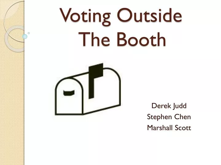 voting outside the booth