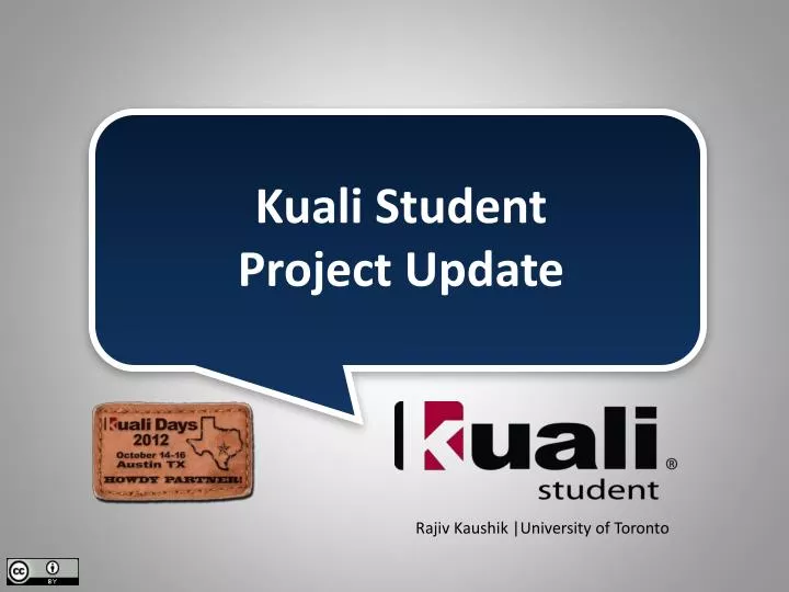 kuali student project update
