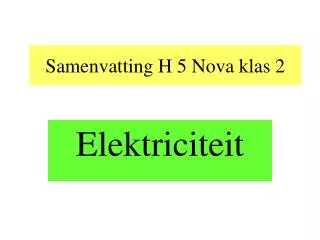 samenvatting h 5 nova klas 2