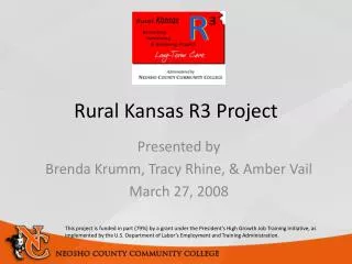 Rural Kansas R3 Project