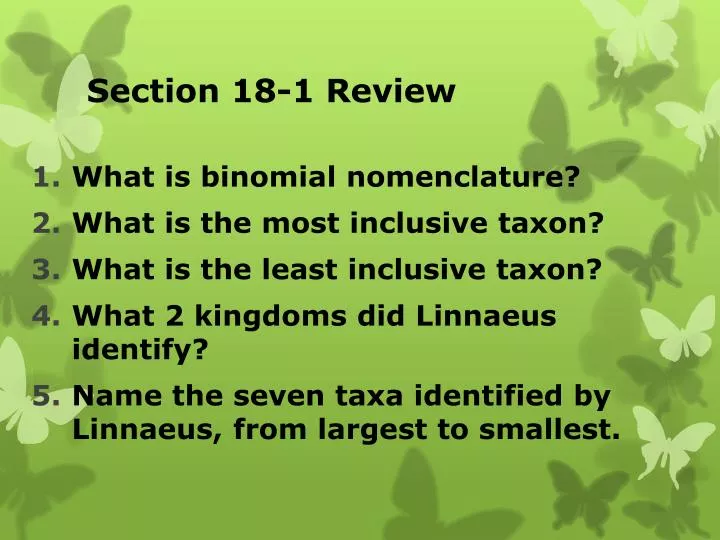 section 18 1 review