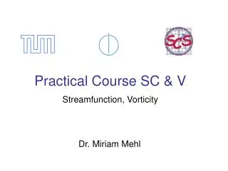 Practical Course SC &amp; V
