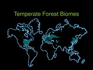 Temperate Forest Biomes