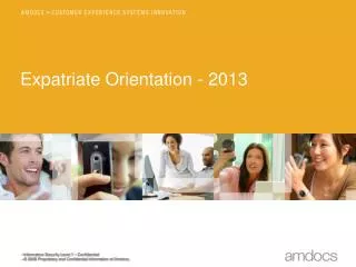 Expatriate Orientation - 2013