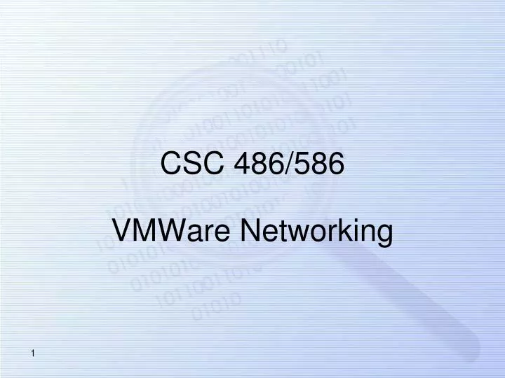 vmware networking