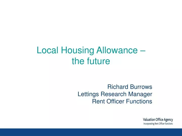 local housing allowance the future