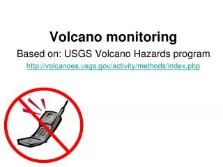 Volcano monitoring