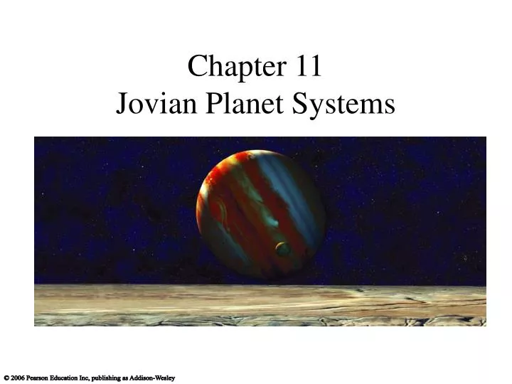 chapter 11 jovian planet systems