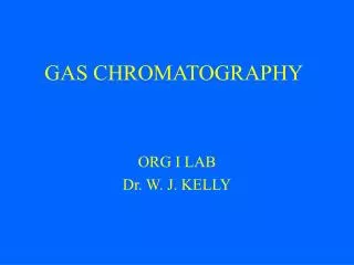 gas chromatography