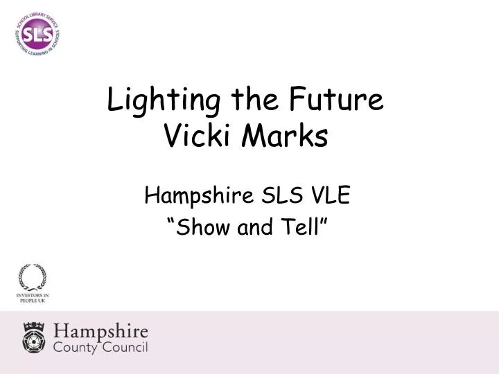 lighting the future vicki marks