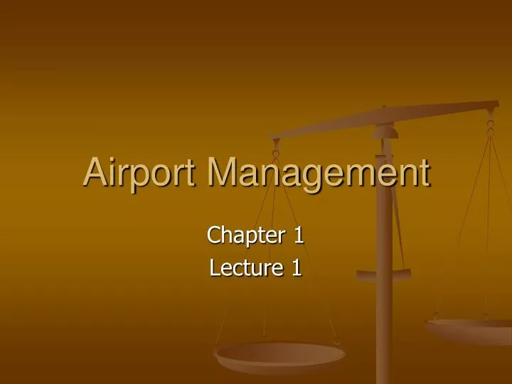airport management