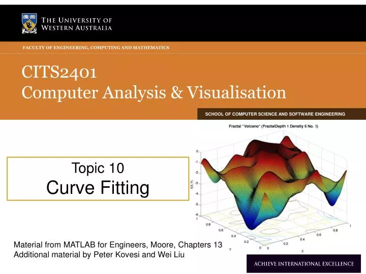 cits2401 computer analysis visualisation