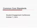 Enhancing Student Engagement Through Common Core Standards: Insights from 2011 Conference - slide 1