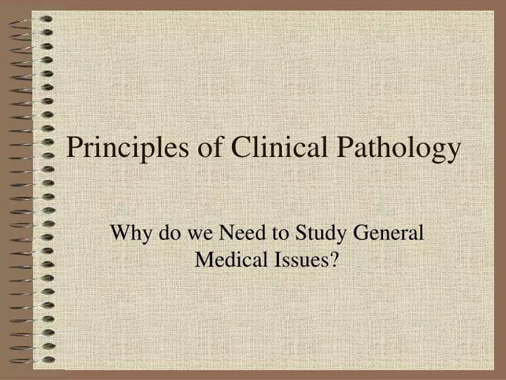 principles of clinical pathology