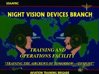 TRAINING AND OPERATIONS FACILITY