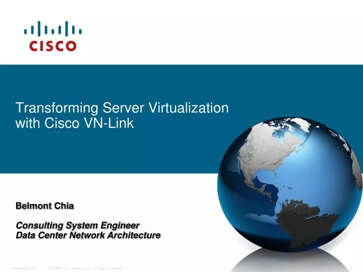 transforming server virtualization with cisco vn link