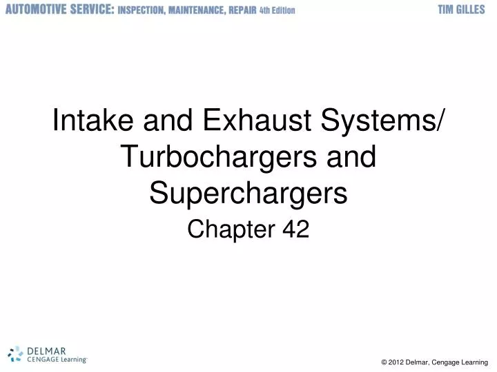 intake and exhaust systems turbochargers and superchargers