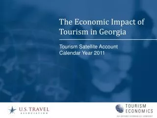 Tourism Satellite Account Calendar Year 2011