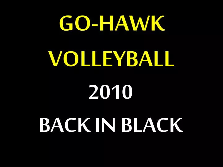 go hawk volleyball
