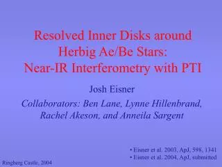 Resolved Inner Disks around Herbig Ae/Be Stars: Near-IR Interferometry with PTI