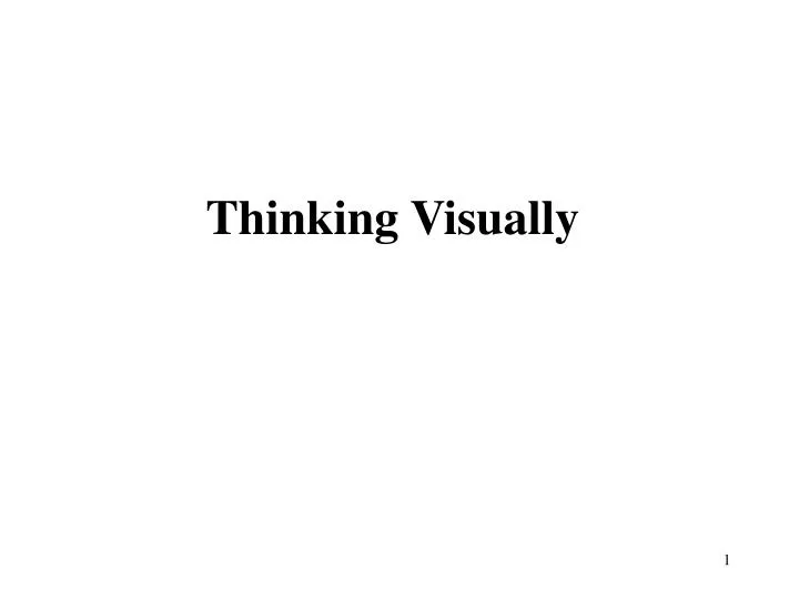 thinking visually