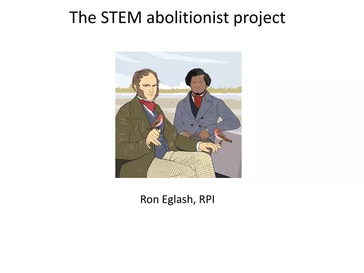 the stem abolitionist project ron eglash rpi