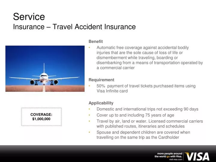 service insurance travel accident insurance