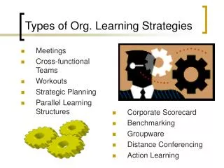 Types of Org. Learning Strategies