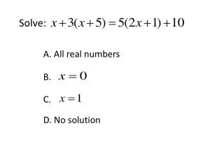 Solve: