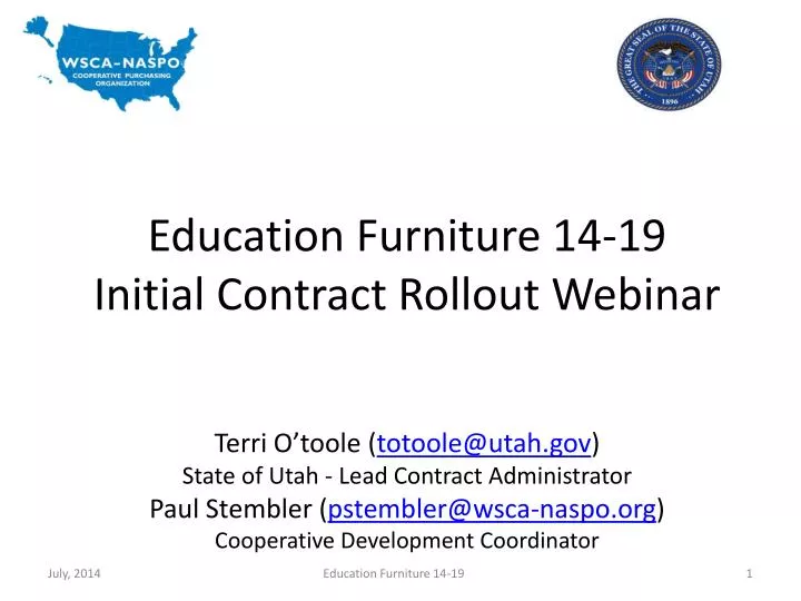 education furniture 14 19 initial contract rollout webinar