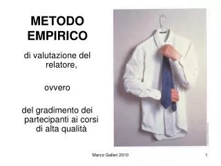 metodo empirico