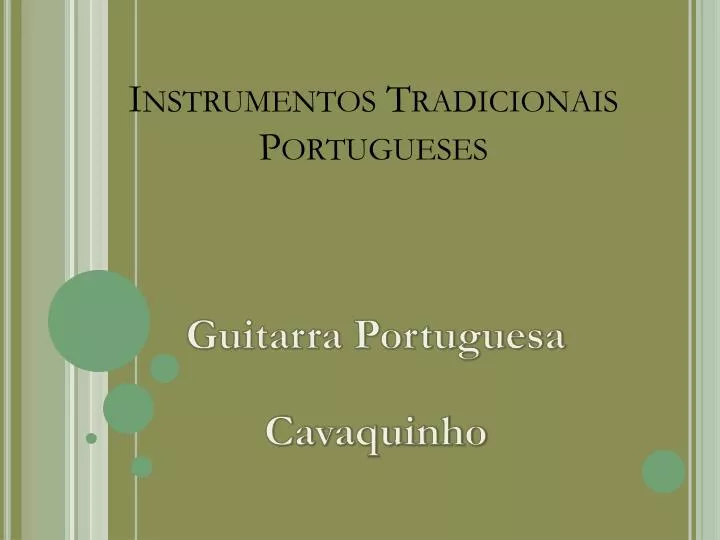 instrumentos tradicionais portugueses