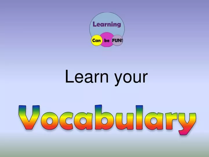 vocabulary