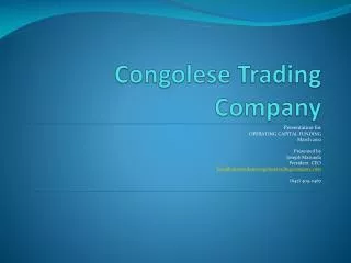 Congolese Trading Company