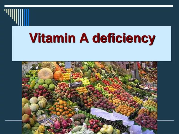 vitamin a deficiency
