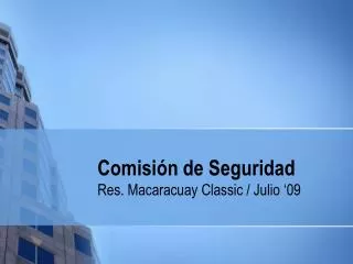 comisi n de seguridad