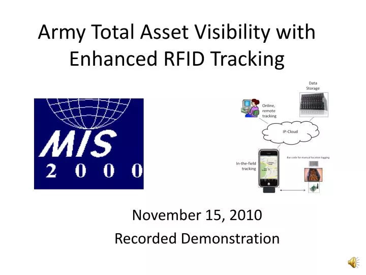 army total asset visibility with enhanced rfid tracking