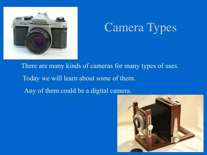 camera types