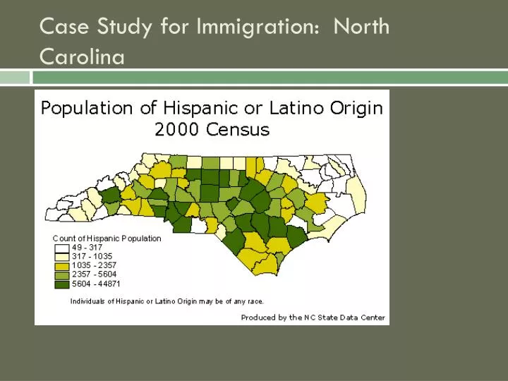case study for immigration north carolina