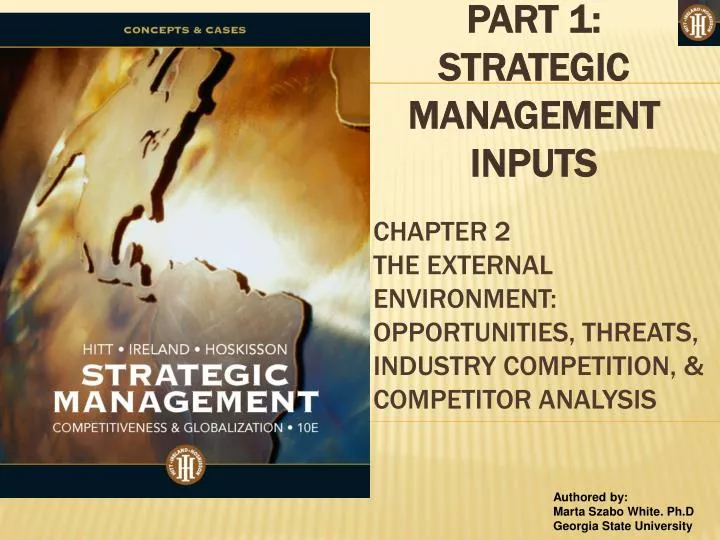 part 1 strategic management inputs