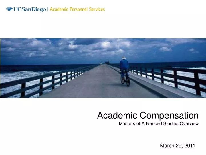 academic compensation masters of advanced studies overview