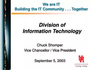 Division of Information Technology