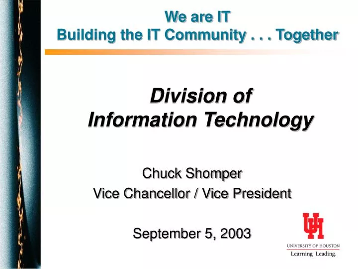 division of information technology
