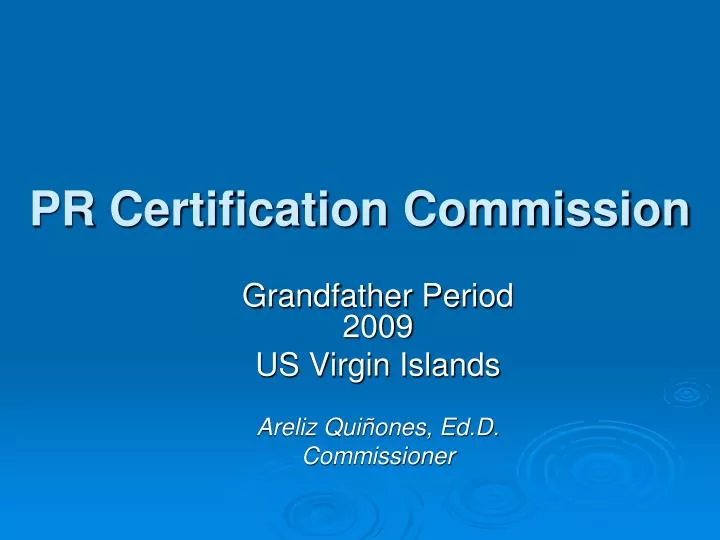 pr certification commission