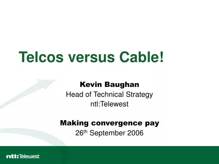 telcos versus cable