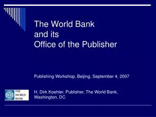 What the World Bank Does
