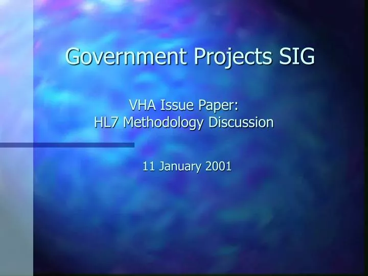 vha issue paper hl7 methodology discussion