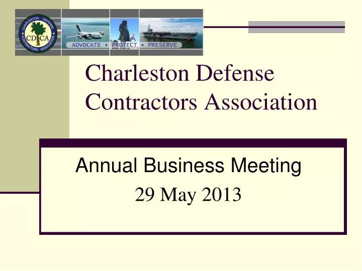 charleston defense contractors association