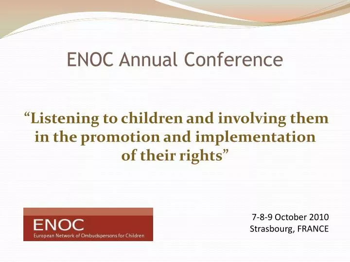 enoc annual conference