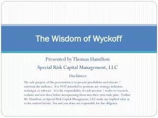 The Wisdom of Wyckoff
